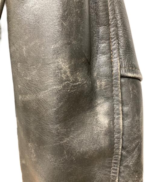 AMERICAN NOSTALGIA（アメリカンノスタルジア）AMERICAN NOSTALGIA (アメリカンノスタルジア) レザージャケット ブラック サイズ:	SIZE Lの古着・服飾アイテム