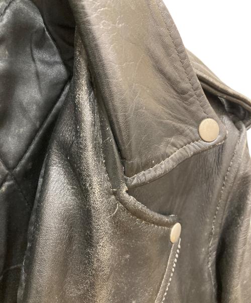 AMERICAN NOSTALGIA（アメリカンノスタルジア）AMERICAN NOSTALGIA (アメリカンノスタルジア) レザージャケット ブラック サイズ:	SIZE Lの古着・服飾アイテム