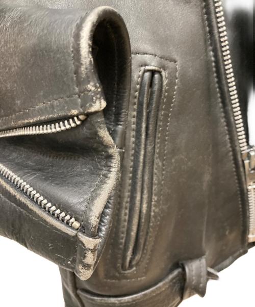 AMERICAN NOSTALGIA（アメリカンノスタルジア）AMERICAN NOSTALGIA (アメリカンノスタルジア) レザージャケット ブラック サイズ:	SIZE Lの古着・服飾アイテム