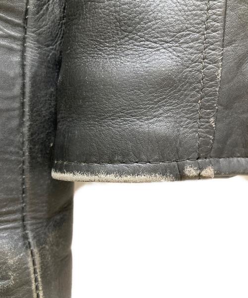 AMERICAN NOSTALGIA（アメリカンノスタルジア）AMERICAN NOSTALGIA (アメリカンノスタルジア) レザージャケット ブラック サイズ:	SIZE Lの古着・服飾アイテム