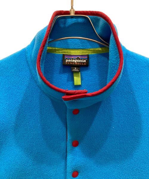 Patagonia SYNCHILLA（パタゴニア シンチラ）Patagonia SYNCHILLA (パタゴニア シンチラ) シンチラスナップTフリースジャケット ブルー サイズ:Sの古着・服飾アイテム