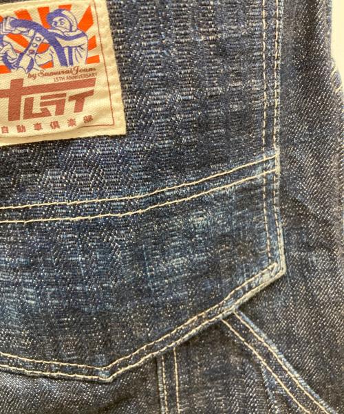 SAMURAI JEANS（サムライジーンズ）SAMURAI JEANS (サムライジーンズ) 17oz デニムダブルニーワークパンツ ブルー サイズ:	SIZE 30の古着・服飾アイテム