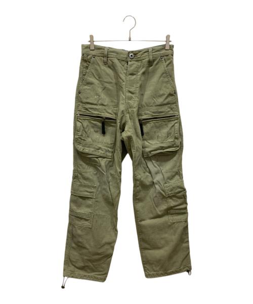 G-STAR RAW（ジースターロゥ）G-STAR RAW (ジースターロゥ) MULTI POCKET CARGO RELAXED JEANS グリーン サイズ:SIZE 71cm (W28)の古着・服飾アイテム