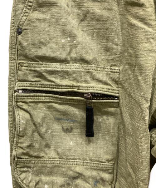 G-STAR RAW（ジースターロゥ）G-STAR RAW (ジースターロゥ) MULTI POCKET CARGO RELAXED JEANS グリーン サイズ:SIZE 71cm (W28)の古着・服飾アイテム