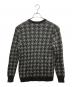 stussy (ステューシー) 千鳥柄クルーネックニット ブラック サイズ:S：5000円
