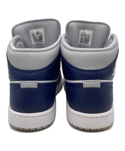 NIKE（ナイキ）NIKE (ナイキ) Air Jordan 1 Mid ネイビー×グレー サイズ:28の古着・服飾アイテム