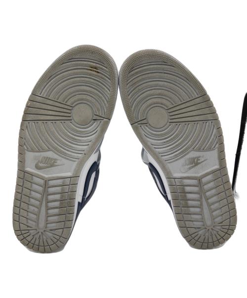 NIKE（ナイキ）NIKE (ナイキ) Air Jordan 1 Mid ネイビー×グレー サイズ:28の古着・服飾アイテム