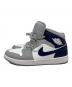 NIKE (ナイキ) Air Jordan 1 Mid ネイビー×グレー サイズ:28：7000円