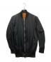ripvanwinkle（リップヴァンウィンクル）の古着「LONG MA-1 JACKET」｜ブラック