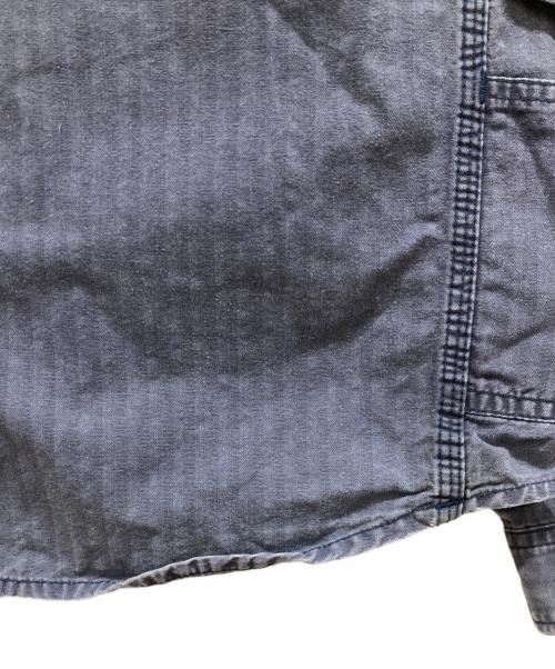 SASSAFRAS（ササフラス）SASSAFRAS (ササフラス) ミリタリーシャツジャケット ネイビー サイズ:Ⅼの古着・服飾アイテム