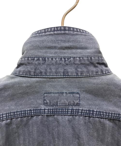 SASSAFRAS（ササフラス）SASSAFRAS (ササフラス) ミリタリーシャツジャケット ネイビー サイズ:Ⅼの古着・服飾アイテム