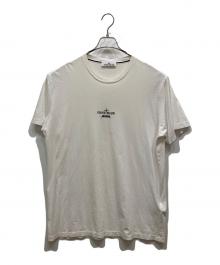 STONE ISLAND（ストーンアイランド）の古着「ARCHIVIO プリントTシャツ」｜ホワイト