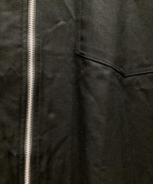 LOWLOW STREETWEAR（LOWLOW STREETWEAR）LOWLOW STREETWEAR (LOWLOW STREETWEAR) ジップシャツ ブラック サイズ:XXLの古着・服飾アイテム