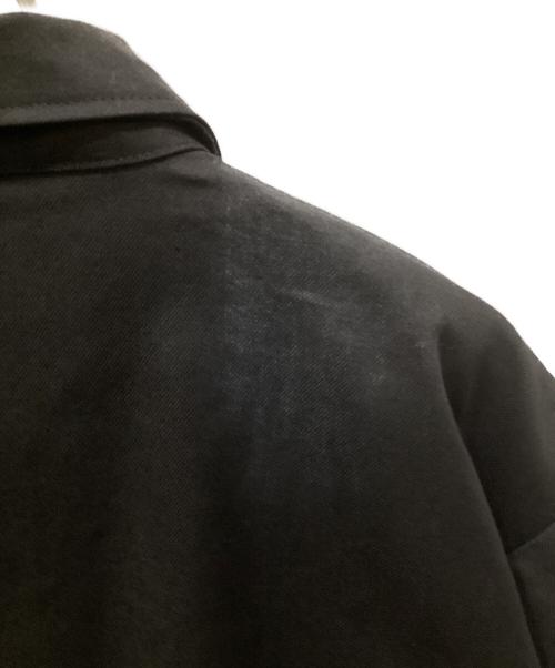 LOWLOW STREETWEAR（LOWLOW STREETWEAR）LOWLOW STREETWEAR (LOWLOW STREETWEAR) ジップシャツ ブラック サイズ:XXLの古着・服飾アイテム