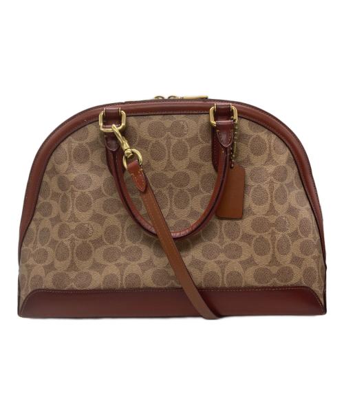 COACH（コーチ）COACH (コーチ) 2WAYバッグ ブラウンの古着・服飾アイテム