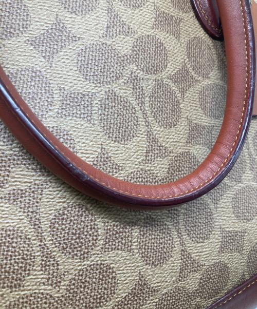 COACH（コーチ）COACH (コーチ) 2WAYバッグ ブラウンの古着・服飾アイテム