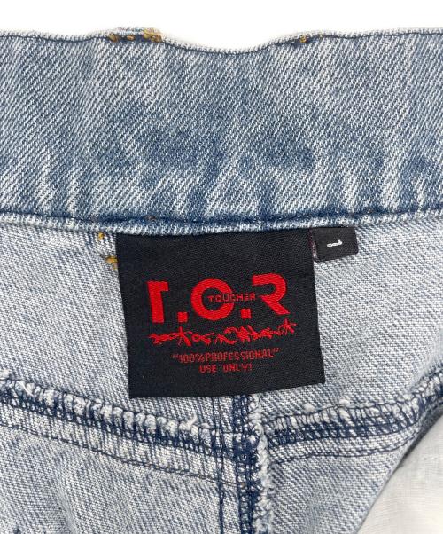 T.C.R BY TOUCHER（ティー.シー.アール バイ トゥシェ）t.c.r by toucher (ティー.シー.アール バイ トゥシェ) ダメージハーフデニムパンツ インディゴ サイズ:SIZE1の古着・服飾アイテム