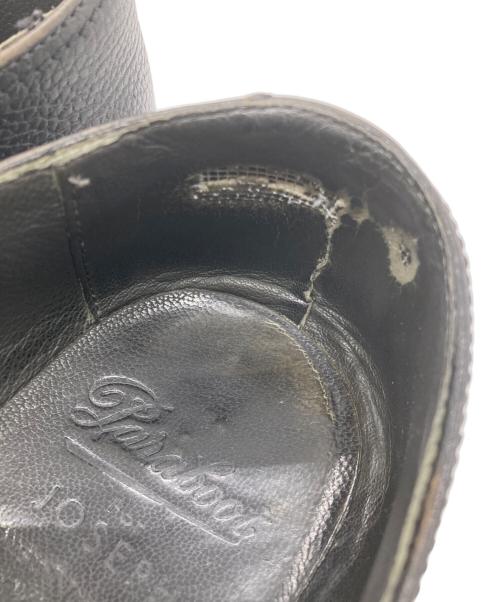 PARABOOT（パラブーツ）PARABOOT (パラブーツ) ダブルモンクストラップシューズ ブラック サイズ:	SIZE 7 1/2の古着・服飾アイテム