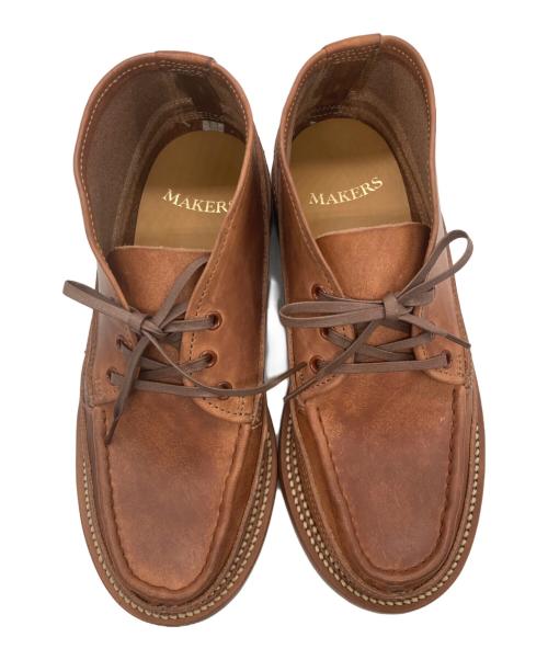makers（メイカーズ）makers (メイカーズ) CRAY モカシンブーツ ブラウン サイズ:	SIZE 7 1/2の古着・服飾アイテム