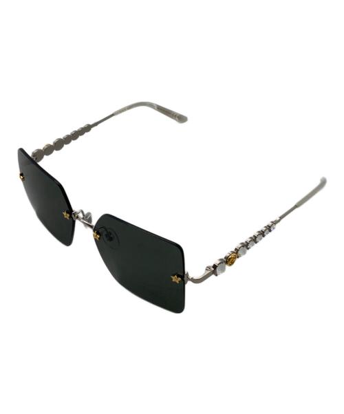 GUCCI（グッチ）GUCCI (グッチ) サングラス ホワイト サイズ:56□16-140の古着・服飾アイテム