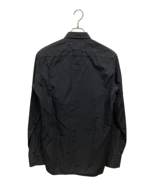 Maison Margiela（メゾンマルジェラ）Maison Margiela (メゾンマルジェラ) フェイクポケット コットン ポプリンシャツ ブラック サイズ:SIZE 39の古着・服飾アイテム