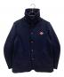 DANTON（ダントン）の古着「ウールモッサシングルジャケット」｜ネイビー