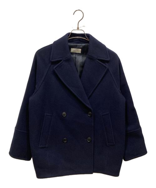JOURNAL STANDARD（ジャーナルスタンダード）JOURNAL STANDARD (ジャーナルスタンダード) 尾州ウールスーパー100モッサPコート ネイビー サイズ:36の古着・服飾アイテム