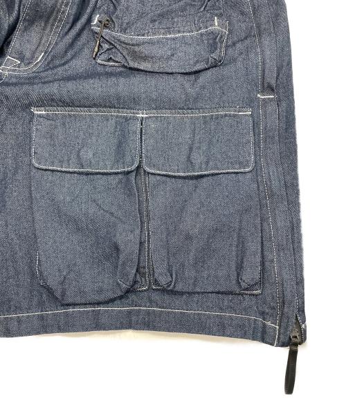 LAKH（ラク）LAKH (ラク) Lafayette (ラファイエット) Ten Pocket Cargo Shorts Denim インディゴ サイズ:SIZE XLの古着・服飾アイテム