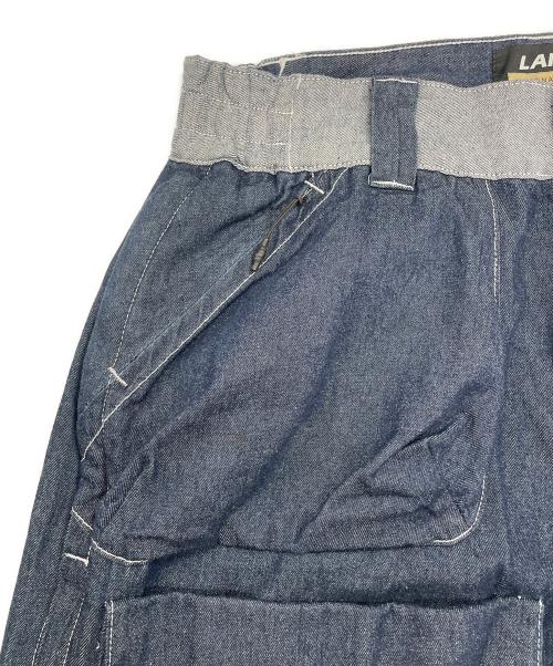 LAKH（ラク）LAKH (ラク) Lafayette (ラファイエット) Ten Pocket Cargo Shorts Denim インディゴ サイズ:SIZE XLの古着・服飾アイテム