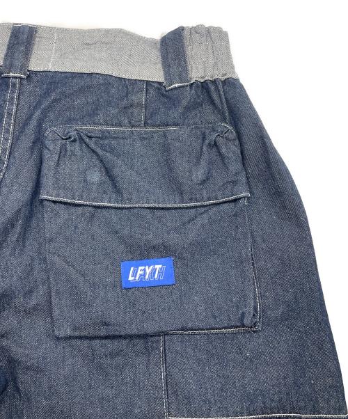 LAKH（ラク）LAKH (ラク) Lafayette (ラファイエット) Ten Pocket Cargo Shorts Denim インディゴ サイズ:SIZE XLの古着・服飾アイテム