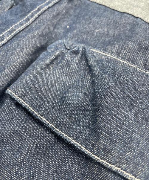 LAKH（ラク）LAKH (ラク) Lafayette (ラファイエット) Ten Pocket Cargo Shorts Denim インディゴ サイズ:SIZE XLの古着・服飾アイテム