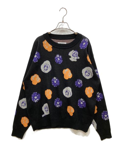 FUCKING AWESOME（ファッキンオーサム）FUCKING AWESOME (ファッキンオーサム) BOTANICAL KNITTED SWEATER ブラック サイズ:SIZE Lの古着・服飾アイテム