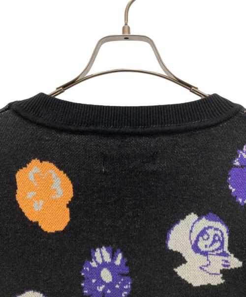 FUCKING AWESOME（ファッキンオーサム）FUCKING AWESOME (ファッキンオーサム) BOTANICAL KNITTED SWEATER ブラック サイズ:SIZE Lの古着・服飾アイテム