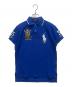 POLO RALPH LAUREN（ポロ・ラルフローレン）の古着「ビックポニーエンブレムポロシャツ」｜ブルー