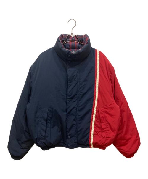NAUTICA（ノーティカ）NAUTICA (ノーティカ) ダウンジャケット レッド×ネイビー サイズ:XLの古着・服飾アイテム
