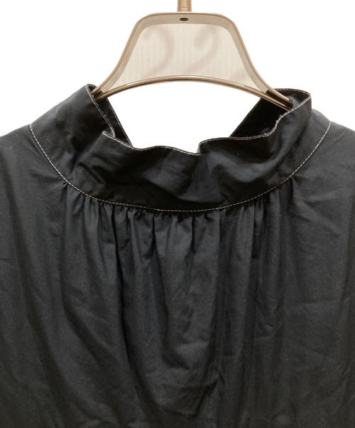 merlette（マーレット）Merlette (マーレット) スタンドネック スモッキングスリーブワンピース ネイビー サイズ:SIZE XSの古着・服飾アイテム