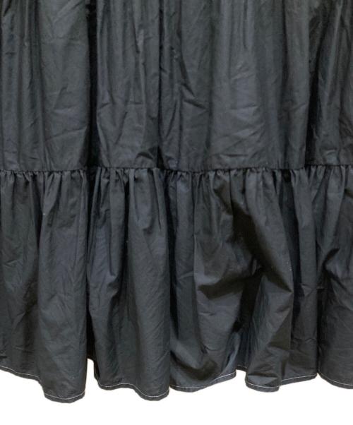 merlette（マーレット）Merlette (マーレット) スタンドネック スモッキングスリーブワンピース ネイビー サイズ:SIZE XSの古着・服飾アイテム