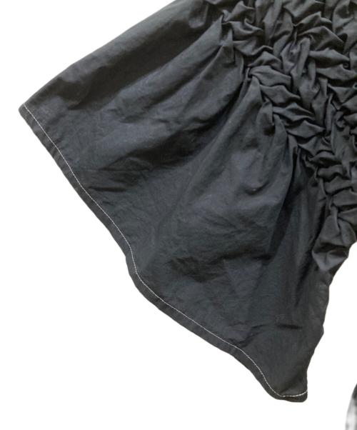 merlette（マーレット）Merlette (マーレット) スタンドネック スモッキングスリーブワンピース ネイビー サイズ:SIZE XSの古着・服飾アイテム