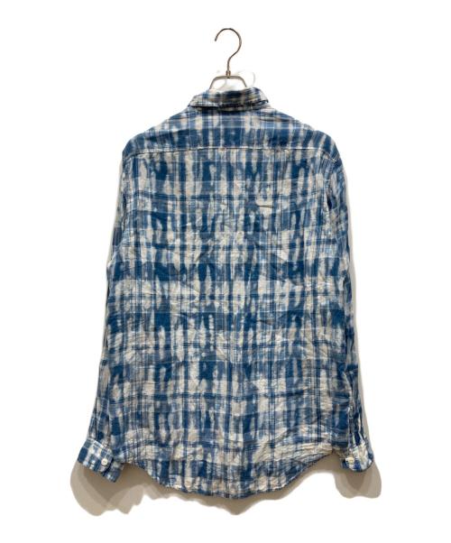 POLO RALPH LAUREN（ポロ・ラルフローレン）POLO RALPH LAUREN (ポロ・ラルフローレン) ダイダイシャツ ブルー サイズ:Ⅿの古着・服飾アイテム