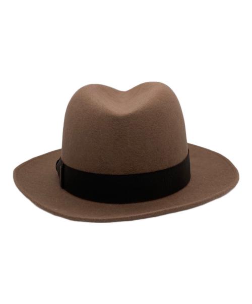 MR FATMAN（ミスターファットマン）MR FATMAN (ミスターファットマン) ウールハット ブラウン サイズ:Mの古着・服飾アイテム