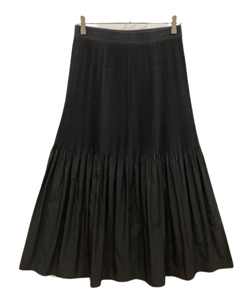 KALLMEYER（カルメイヤー）KALLMEYER (カルメイヤー) ロングプリーツスカート ブラック サイズ:Ⅿ 未使用品の古着・服飾アイテム