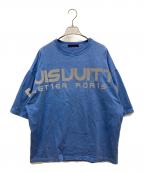 LOUIS VUITTONルイ ヴィトン）の古着「リフレクティブロゴTシャツ」｜ブルー