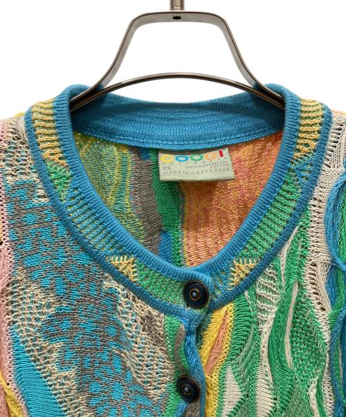 Coogi（クージー）COOGI (クージー) ニットカーディガン マルチカラー サイズ:SIZE XSの古着・服飾アイテム