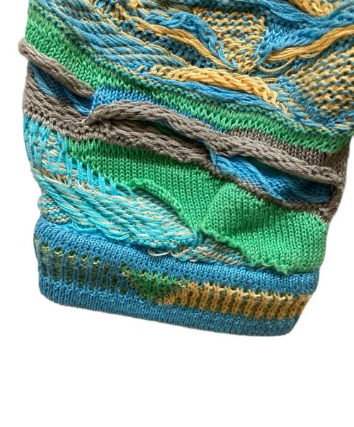 Coogi（クージー）COOGI (クージー) ニットカーディガン マルチカラー サイズ:SIZE XSの古着・服飾アイテム