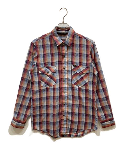 LEE（リー）LEE (リー) ウエスタンチェックシャツ ブルー サイズ:MRの古着・服飾アイテム
