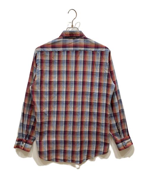 LEE（リー）LEE (リー) ウエスタンチェックシャツ ブルー サイズ:MRの古着・服飾アイテム