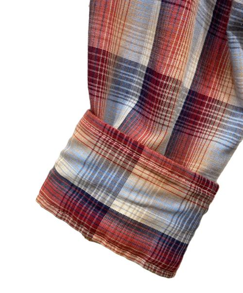 LEE（リー）LEE (リー) ウエスタンチェックシャツ ブルー サイズ:MRの古着・服飾アイテム