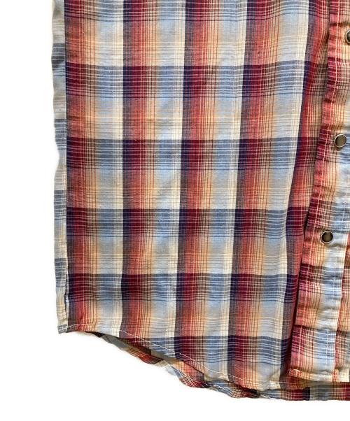 LEE（リー）LEE (リー) ウエスタンチェックシャツ ブルー サイズ:MRの古着・服飾アイテム