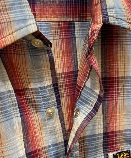 LEE（リー）LEE (リー) ウエスタンチェックシャツ ブルー サイズ:MRの古着・服飾アイテム