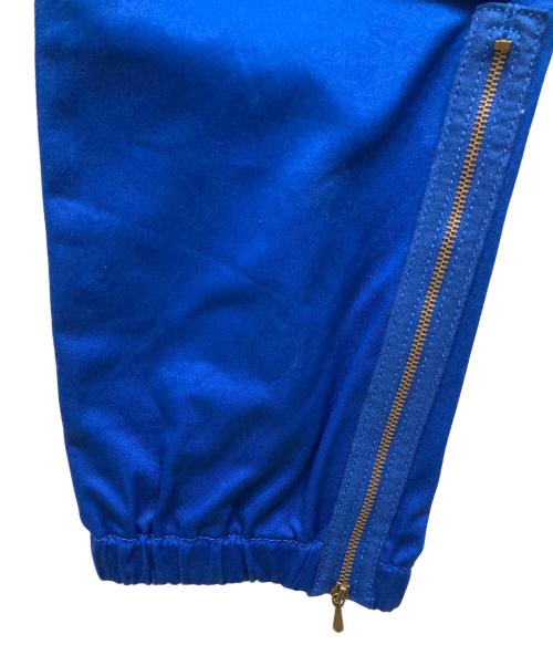 GUCCI（グッチ）GUCCI (グッチ) サイドライン コットンカジュアルトラウザーズ ブルー サイズ:SIZE 44の古着・服飾アイテム